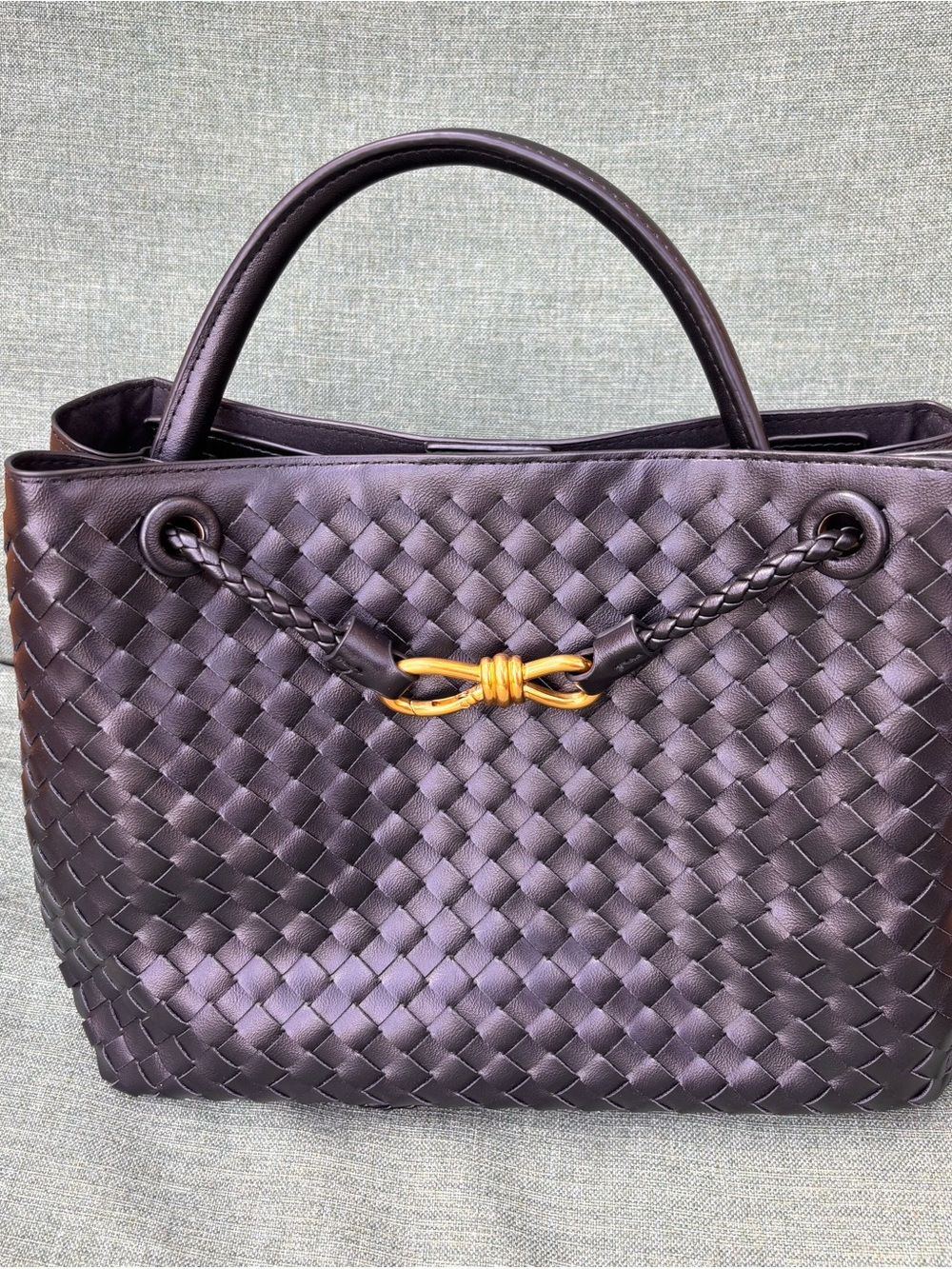 Woven Leather Bag